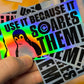 "Use it / Scare Them" Linux Sticker 3.5" x 2"