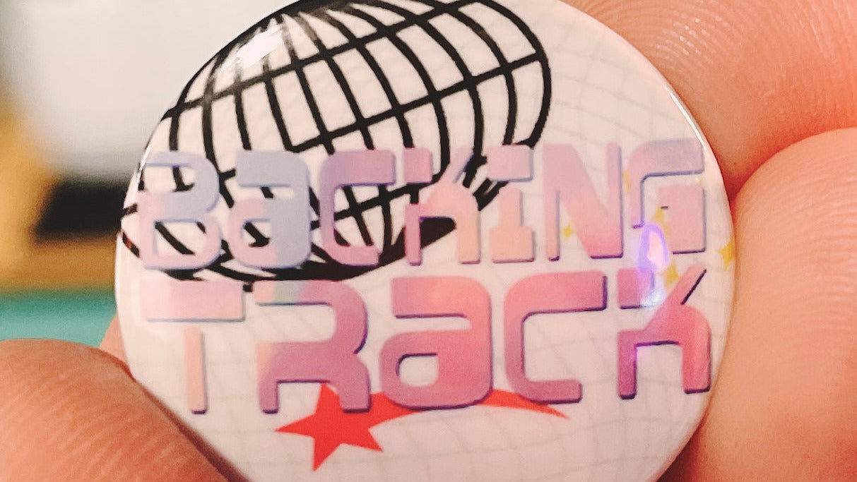 Backing Track Button Pin Bundle (4)