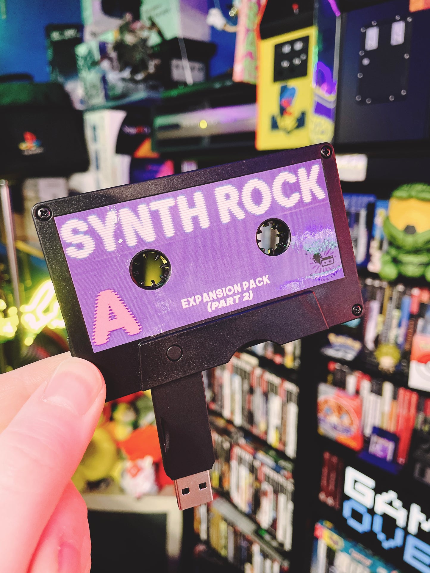 Synth Rock Expansion Pack (Vol. 1+2) Cassette Tape USB Dual Pack - Backing Track Bootlegs