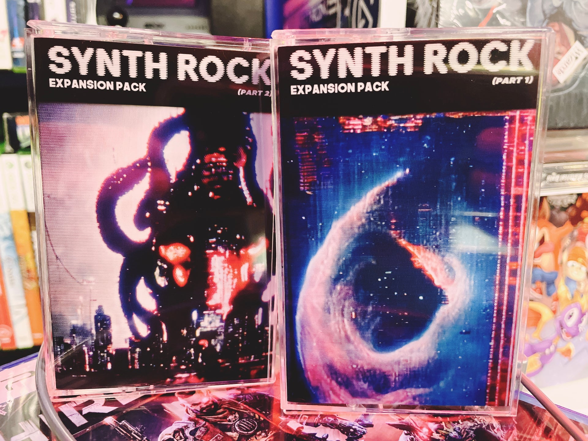 Synth Rock Expansion Pack (Vol. 1+2) Cassette Tape USB Dual Pack - Backing Track Bootlegs