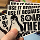 "Use it / Scare Them" Linux Sticker 3.5" x 2"
