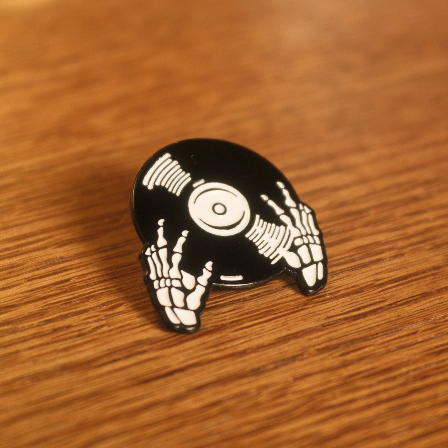 Skeleton DJ Pin